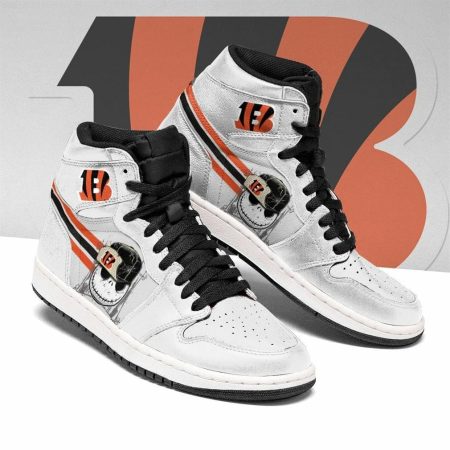 Cincinnati Bengals NFL AJ1 High Sneakers Shoes For Men And Women