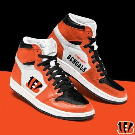 Cincinnati Bengals NFL AJ1 High Sneakers Shoes For Men And Women