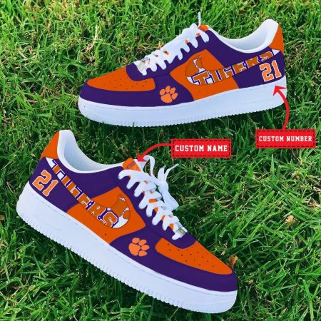 Clemson Tigers NCAA Air Low-Top Sneakers Shoes For Men And Women