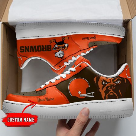 Cleveland Browns NFL Air Low-Top Sneakers Shoes For Men And Women