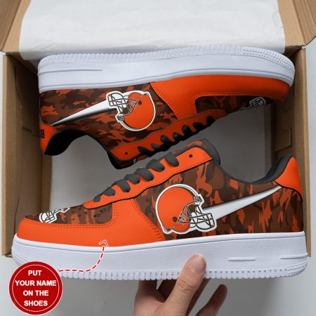Cleveland Browns NFL Air Low-Top Sneakers Shoes For Men And Women