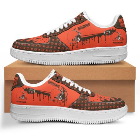Cleveland Browns NFL Air Low-Top Sneakers Shoes For Men And Women