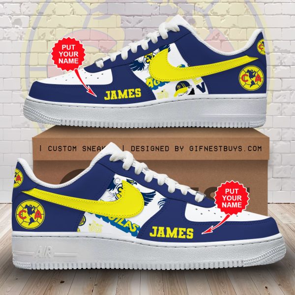 Club AmÃ©rica Air Low-Top Sneakers Shoes For Men And Women