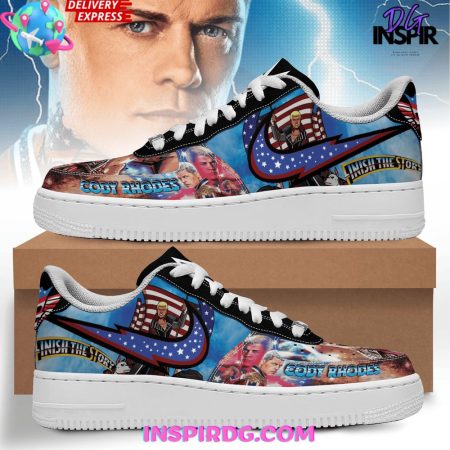 Cody Rhodes Nightmare Finish The Story Air Low-Top Sneakers Shoes For Men And Women