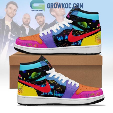 Coldplay AJ1 High Sneakers Shoes For Men And Women