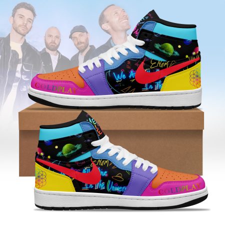 Coldplay AJ1 High Sneakers Shoes For Men And Women