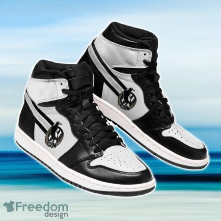 Collingwood Magpies AJ1 High Sneakers Shoes For Men And Women