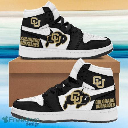 Colorado Buffaloes AJ1 High Sneakers Shoes For Men And Women