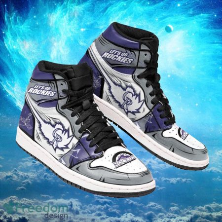 Colorado Rockies AJ1 High Sneakers Shoes For Men And Women