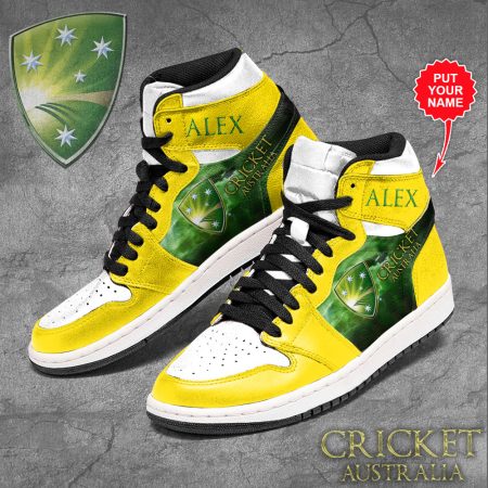 Cricket World Cup 2023 x Australia AJ1 High Sneakers Shoes For Men And Women
