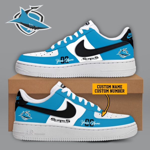 Cronulla Sharks Air Low-Top Sneakers Shoes For Men And Women