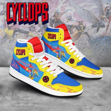 Cyclops X-men AJ1 High Sneakers Shoes For Men And Women