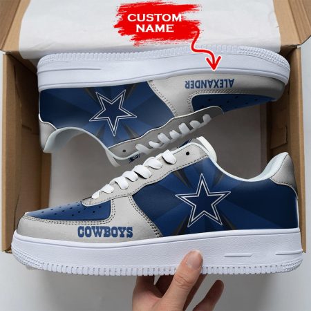 Dallas Cowboys NFL Air Low-Top Sneakers Shoes For Men And Women