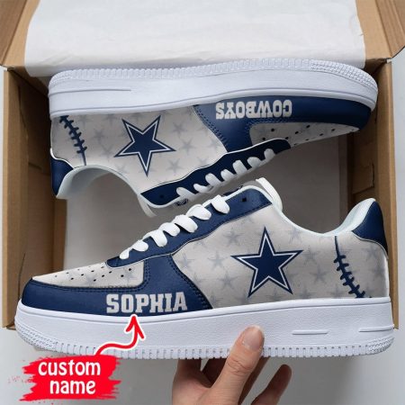 Dallas Cowboys NFL Air Low-Top Sneakers Shoes For Men And Women
