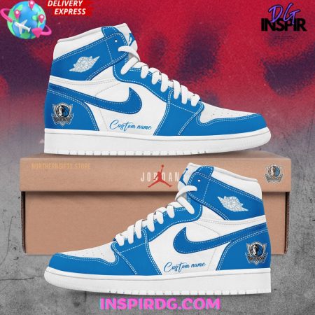 Dallas Mavericks AJ1 High Sneakers Shoes For Men And Women