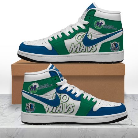 Dallas Mavericks AJ1 High Sneakers Shoes For Men And Women