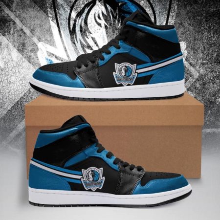 Dallas Mavericks NBA AJ1 High Sneakers Shoes For Men And Women