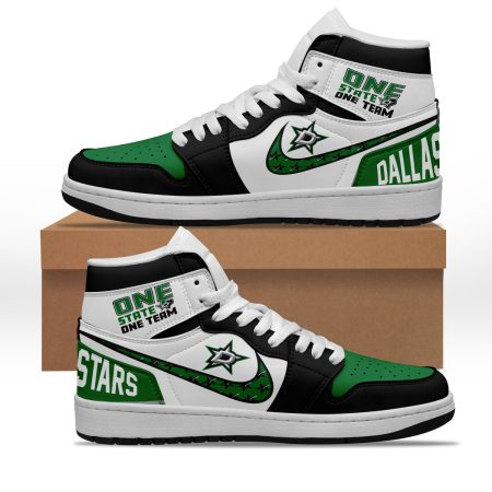 Dallas Stars AJ1 High Sneakers Shoes For Men And Women