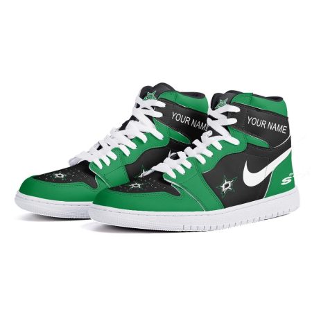 Dallas Stars AJ1 High Sneakers Shoes For Men And Women