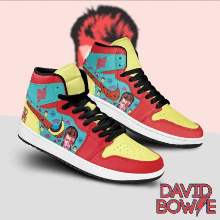 David Bowie AJ1 High Sneakers Shoes For Men And Women