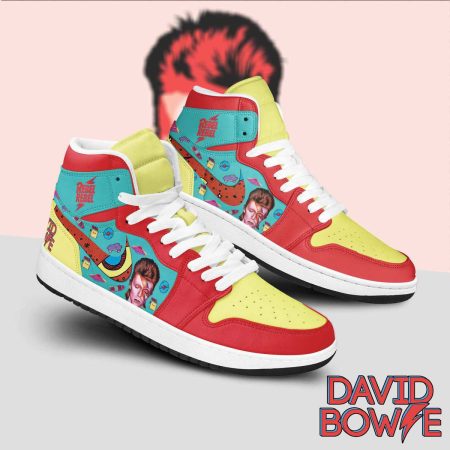 David Bowie AJ1 High Sneakers Shoes For Men And Women