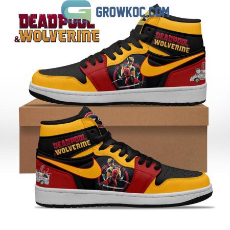 Deadpool AJ1 High Sneakers Shoes For Men And Women