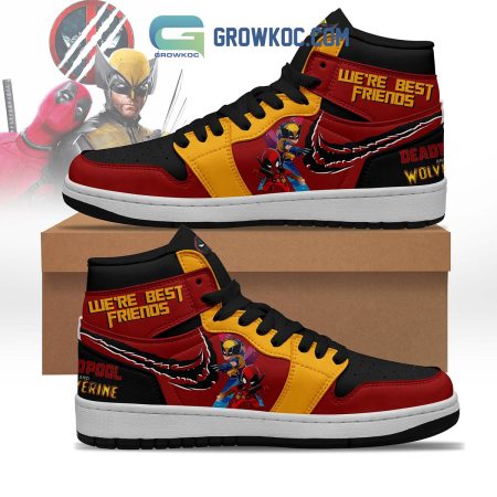 Deadpool AJ1 High Sneakers Shoes For Men And Women
