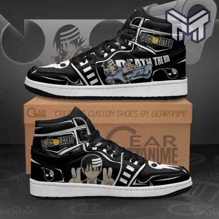 Death The Kid AJ1 High Sneakers Shoes For Men And Women