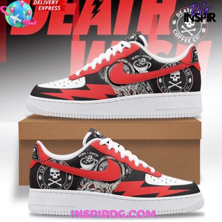 Death Wish Coffee Air Low-Top Sneakers Shoes For Men And Women