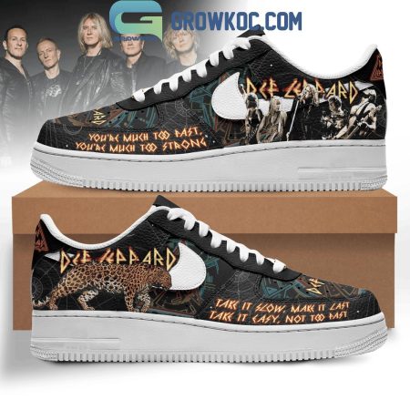 Def Leppard Air Low-Top Sneakers Shoes For Men And Women