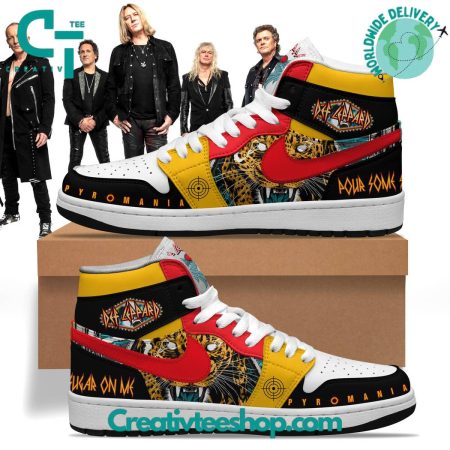 Def Leppard AJ1 High Sneakers Shoes For Men And Women