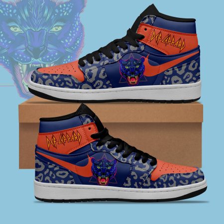 Def Leppard AJ1 High Sneakers Shoes For Men And Women
