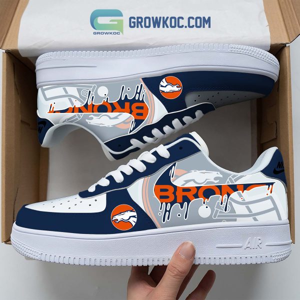 Denver Broncos Air Low-Top Sneakers Shoes For Men And Women