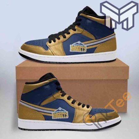 Denver Nuggets AJ1 High Sneakers Shoes For Men And Women