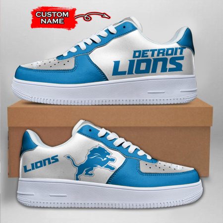 Detroit Lions NFL Air Low-Top Sneakers Shoes For Men And Women