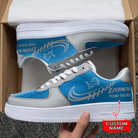 Detroit Lions NFL Air Low-Top Sneakers Shoes For Men And Women