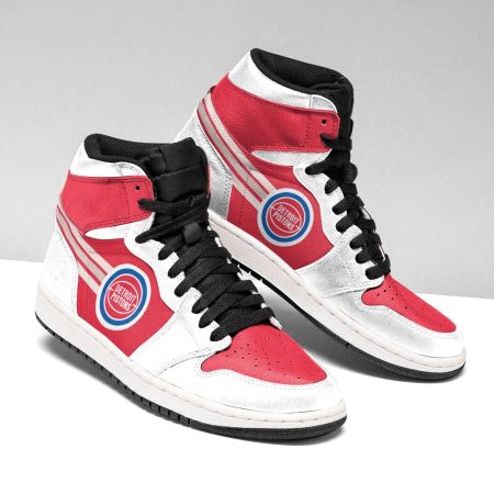Detroit Pistons NBA AJ1 High Sneakers Shoes For Men And Women