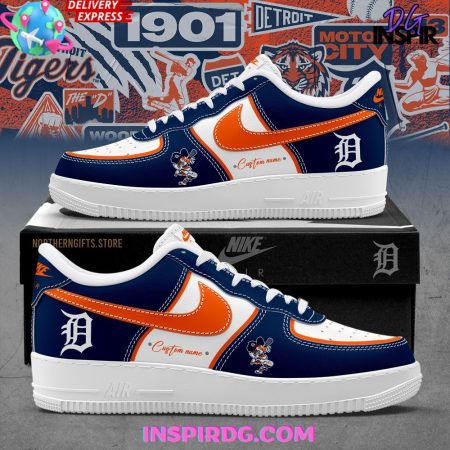 Detroit Tigers Air Low-Top Sneakers Shoes For Men And Women