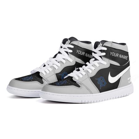 Detroit Tigers AJ1 High Sneakers Shoes For Men And Women
