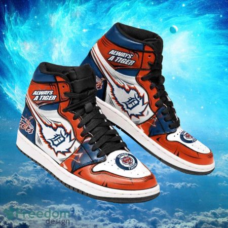 Detroit Tigers AJ1 High Sneakers Shoes For Men And Women