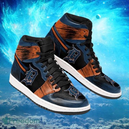 Detroit Tigers AJ1 High Sneakers Shoes For Men And Women