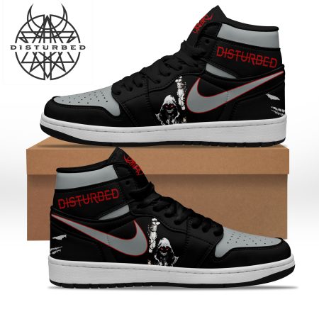 Disturbed AJ1 High Sneakers Shoes For Men And Women