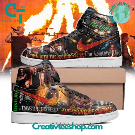 Disturbed  AJ1 High Sneakers Shoes For Men And Women