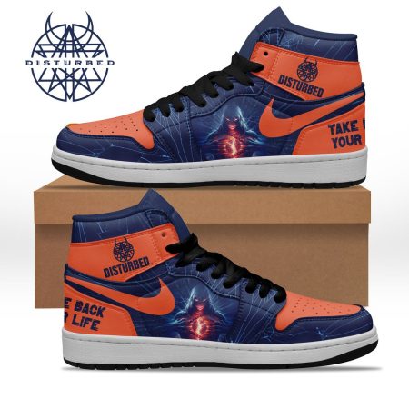 Disturbed AJ1 High Sneakers Shoes For Men And Women