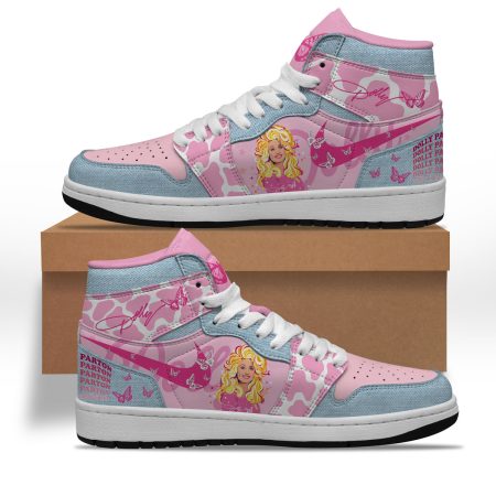 Dolly Parton AJ1 High Sneakers Shoes For Men And Women
