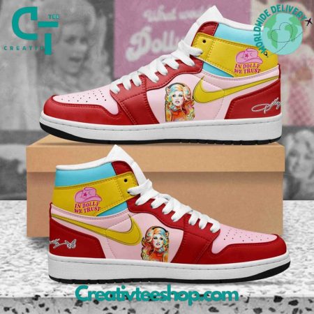 Dolly Parton AJ1 High Sneakers Shoes For Men And Women
