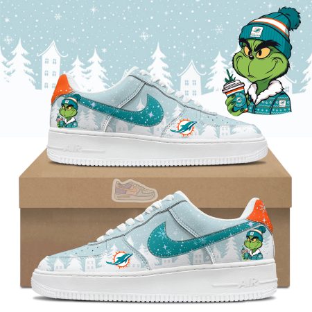 Dolphins Football Grinchmas Air Low-Top Sneakers Shoes For Men And Women