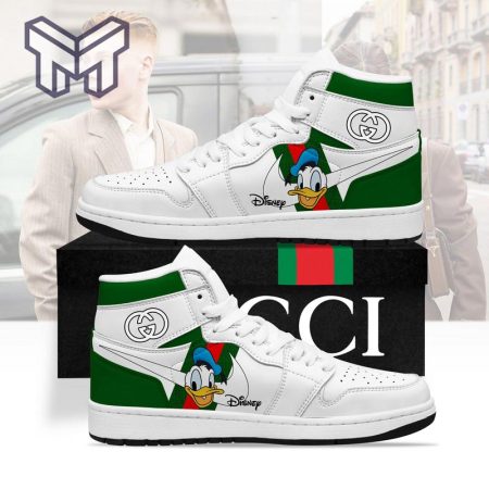 Donald Duck AJ1 High Sneakers Shoes For Men And Women