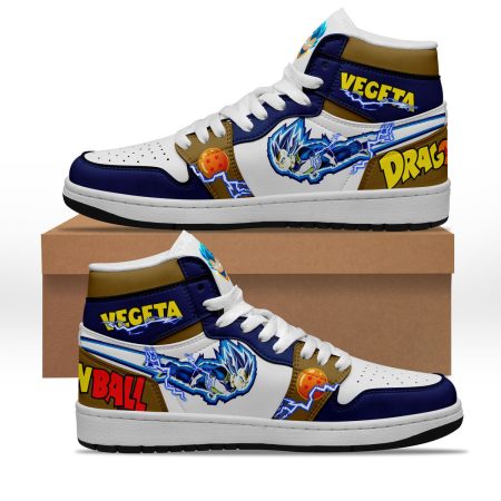 Dragon Ball Z Get Vegeta AJ1 High Sneakers Shoes For Men And Women