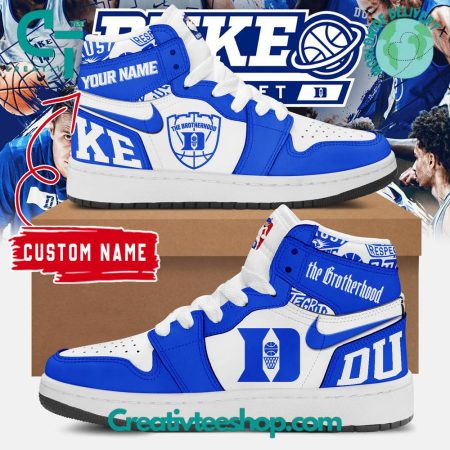 Duke Blue Planet The Brotherhood  AJ1 High Sneakers Shoes For Men And Women